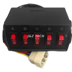 5-кнопочная распределительная коробка с выбором ABCDE и разъемом 